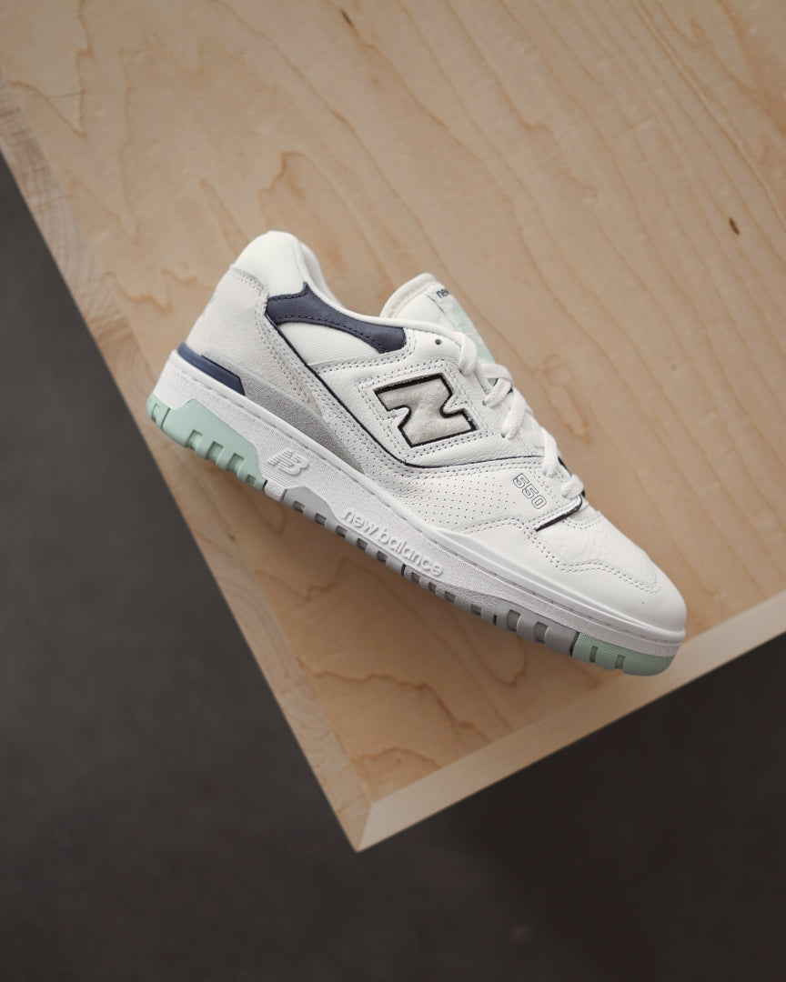 New balance outlet navy white