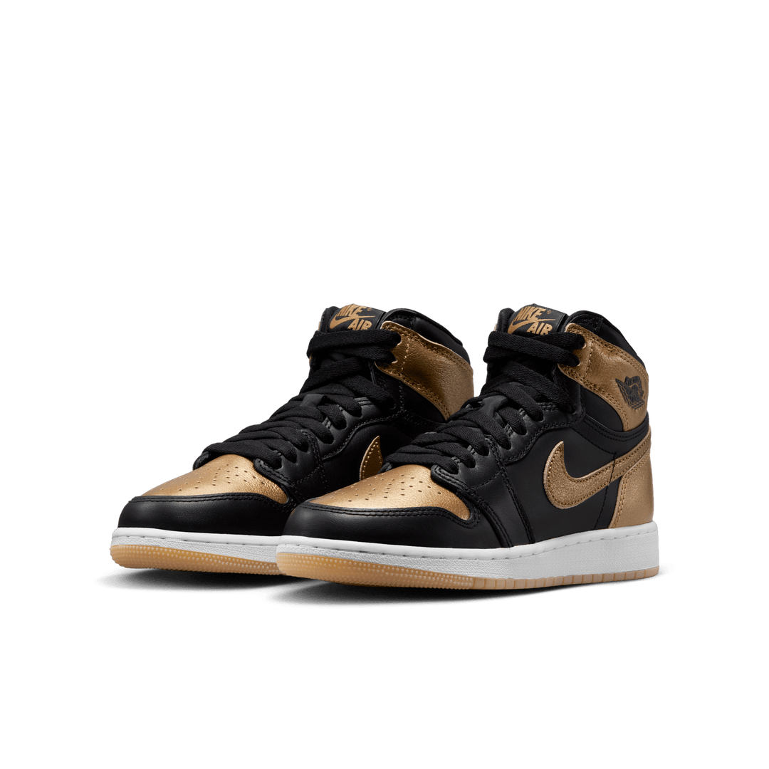 Air Jordan 1 Retro High OG 'Black & Gold' GS