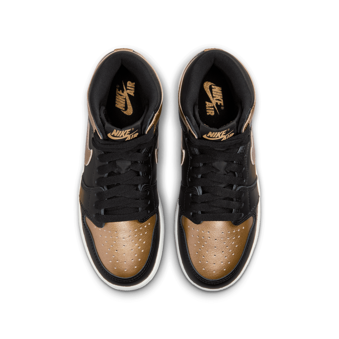 Air Jordan 1 Retro High OG 'Black & Gold' GS