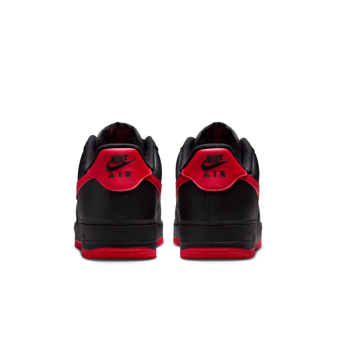 Nike Air Force 1 '07 'Black/University Red'