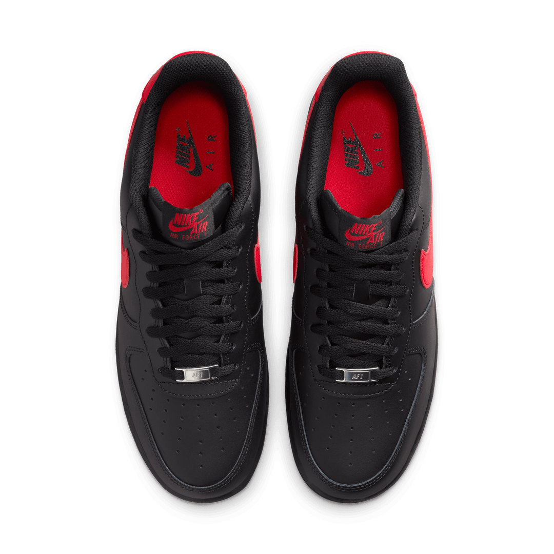 Nike Air Force 1 '07 'Black/University Red'