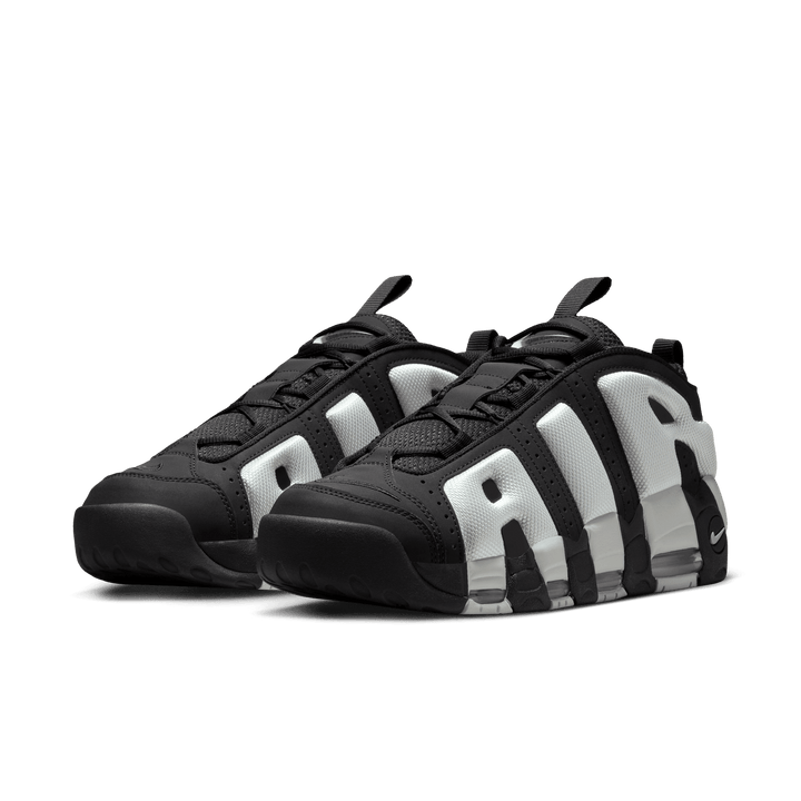 Nike Air More Uptempo Low 'Black/Metallic Silver'